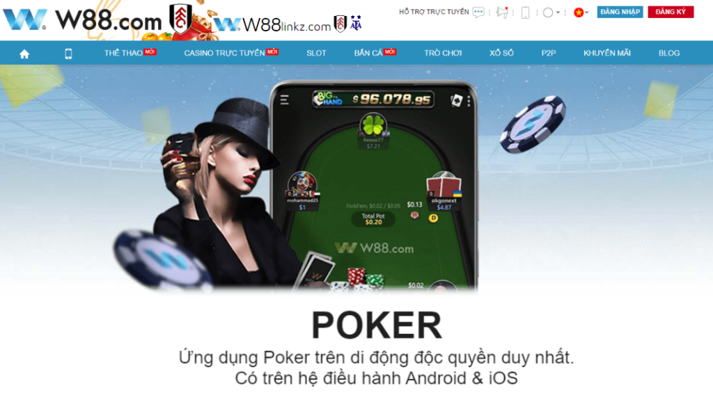 Tải W88 Poker